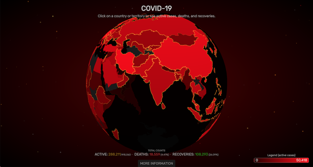 By country cases coronavirus Europe: the